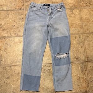 Hollister Faded Blue Denim Pants size 7R (W28, L27)